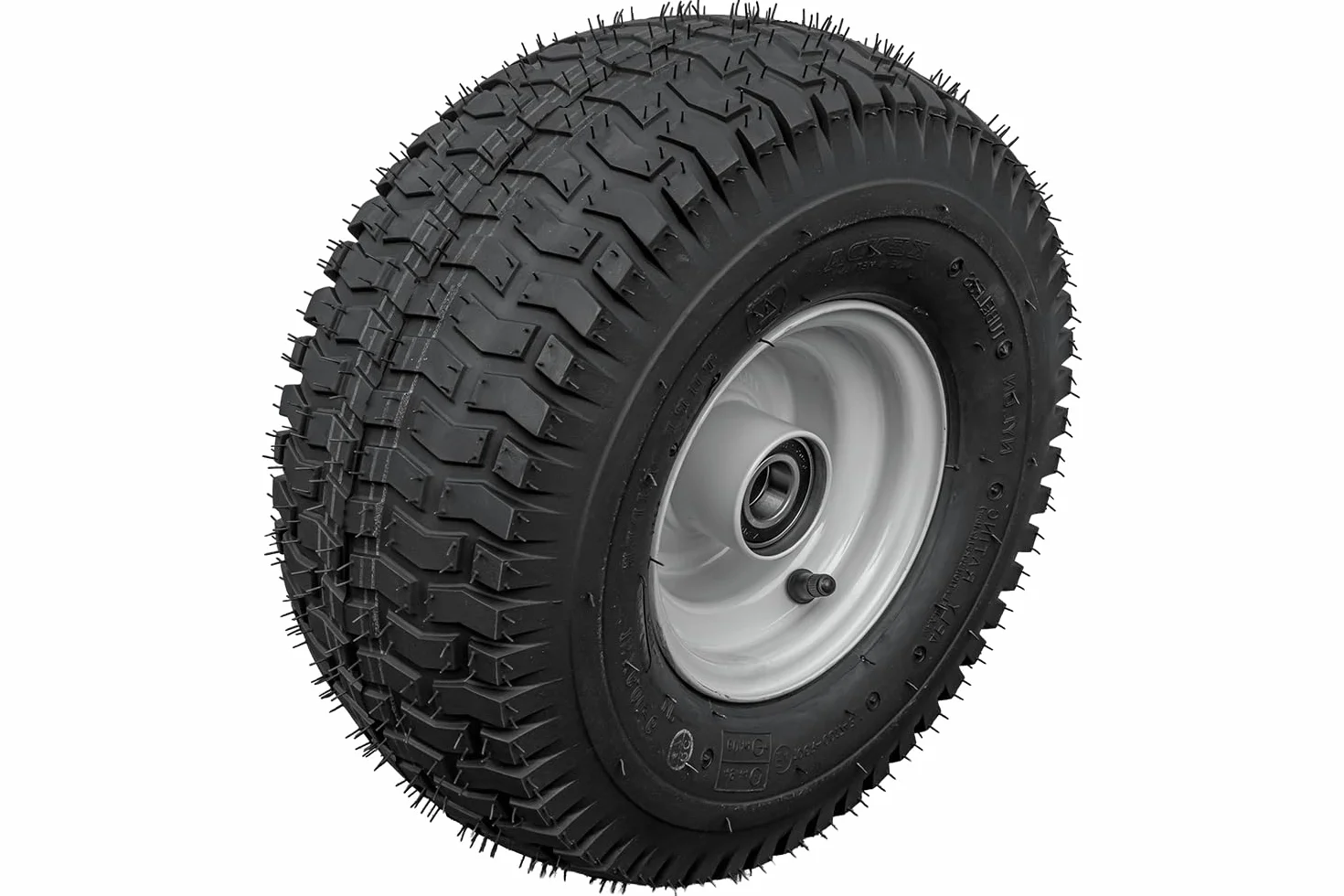 UNITRAILER Roue Complète 15x6.00-6 pour Tondeuse, Stabilité Maximale et Traction sur Herbe, Pneu Kenda 4PR et Jante en Acier STARCO 3x98 avec Roulements Étanches 6205-2RS