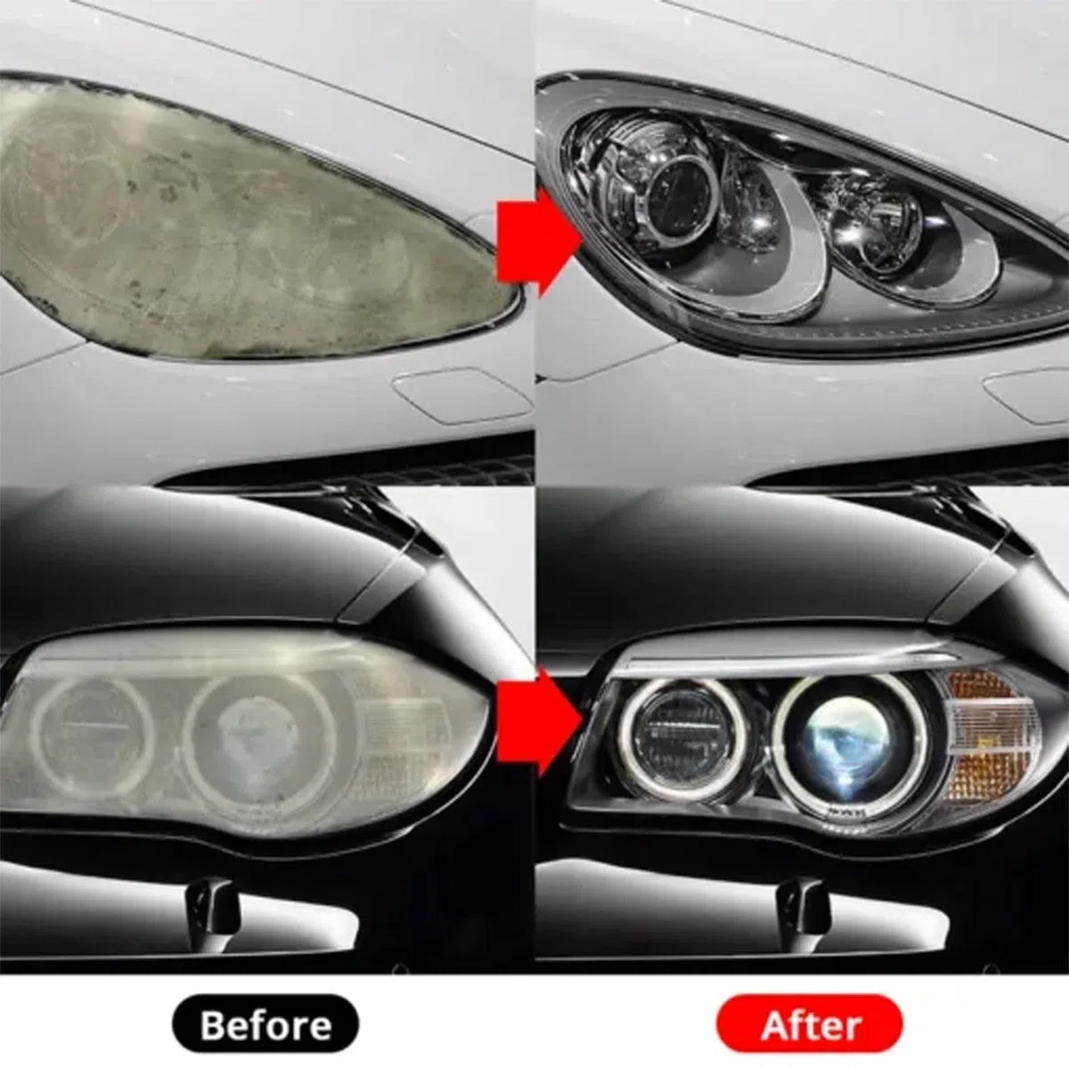 Automobile Headlight Cleaner, Restoration Liquid 100ml, Visibility Solution with Compact Build, Maintenance Accessory with Sturdy Details, 100 ml Vehicle Equipment, Workshop Organizer for Drivers